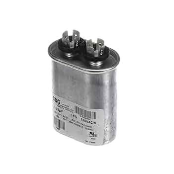 York Capacitor,Run Single,12.5Mfd,370V,Flat: Amazon.com